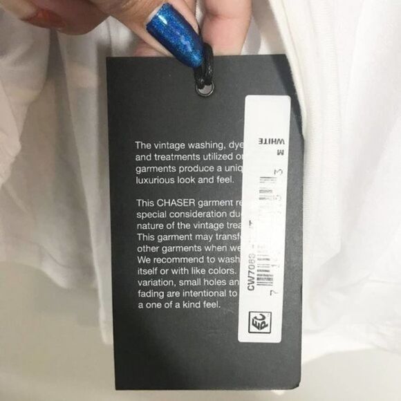 CHASER Cool Jersey Strappy Scoop Back Muscle Tank  - Picture 9 of 11